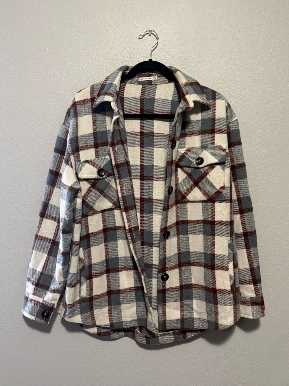 Staccato Plaid Shacket